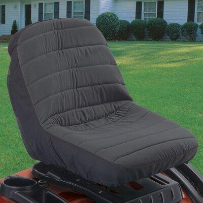 Classic Accessories Lawn Elastic Lawn Mower Cover Polyester in Black/Gray, Size 14.5 H x 19.0 W x 16.5 D in | Wayfair 12324