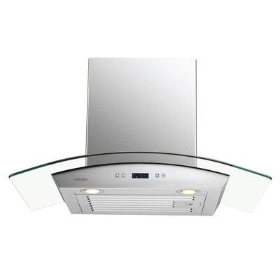 Cavaliere SV218 Series 30" 900 CFM Ducted Wall Mount Range Hood in Silver Stainless Steel in Gray | 23 H x 30 W x 20 D in | Wayfair SV218D-30