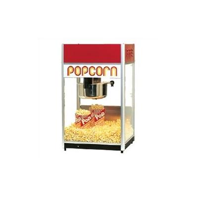 Bass 6 Oz. Classic Popcorn Machine, Stainless Steel in Red | 31 H x 18 W x 16 D in | Wayfair