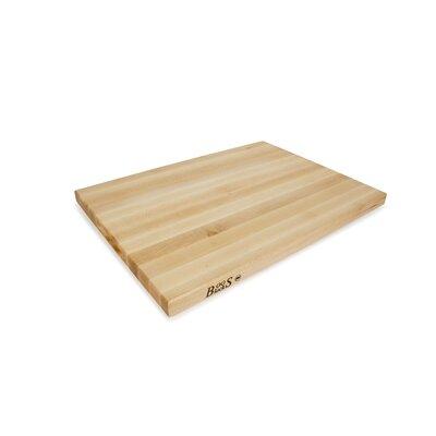 John Boos BoosBlock® R-Board Series Reversible Cutting Board Wood in Brown/Red, Size 18.0 W in | Wayfair R02