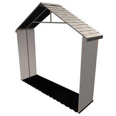 Lifetime 11' W x 2.5' D Shed Extension Kit Plastic/Steel in Gray, Size 112.0 H x 133.0 W x 30.0 D in | Wayfair 0125