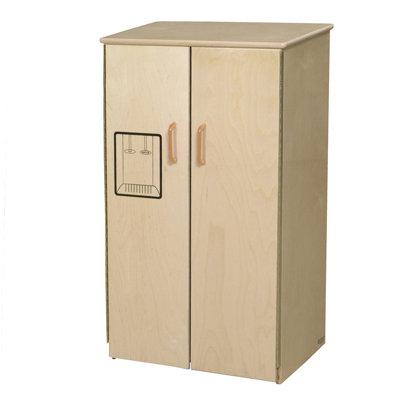 Wood Designs Classic Refrigerator Manufactured Wood in Brown | 36 H x 20.5 W x 15 D in | Wayfair 10400