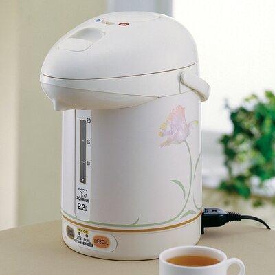 Zojirushi Micom 2.31 qt Electric Tea Kettle Plastic in White | 12.5 H x 8.5 W x 11 D in | Wayfair CW-PZC22FC