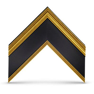 Deco TV Frames Deco TV Frame for Samsung Frame TV in Black/Yellow | 26.7 H x 42.9 W x 1.1 D in | Wayfair FRM-SF-D5183-43-2021