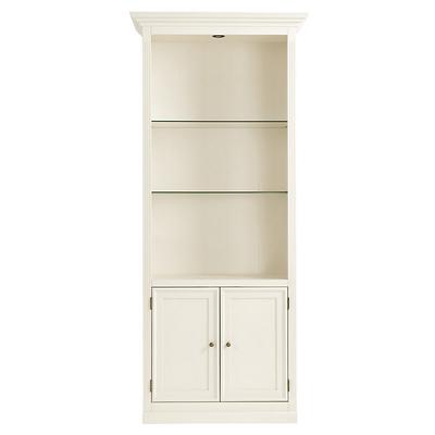 Tuscan Bookcase with Cabinet - White - Ballard Designs