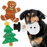 Tucker Murphy Pet™ Stuffing Free Holiday Character Dog Toys - Set Of 3, Polyester | Wayfair D8DC806B0FDA4D6EA5E1FC441B20C83E