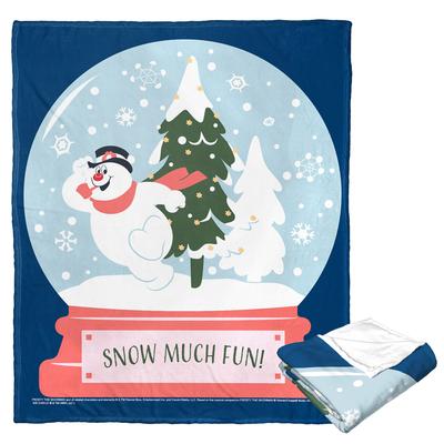 Frosty The Snowman Snow Much Fun Silk Touch Throw Blanket by The Northwest in O