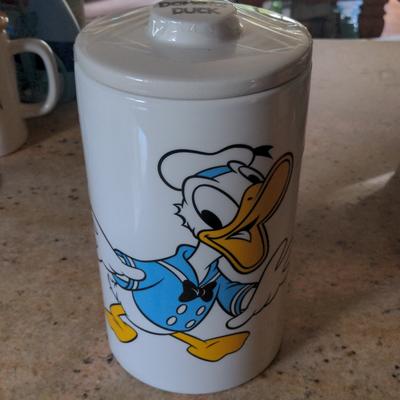 Disney Kitchen | Brand New Disney's Donald Duck Dry Food Storage Canister | Color: Blue/White | Size: Os