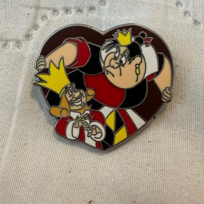 Disney Other | Disney Trading Pin - Queen Of Hearts (Alice In Wonderland) | Color: Black/Red | Size: Os
