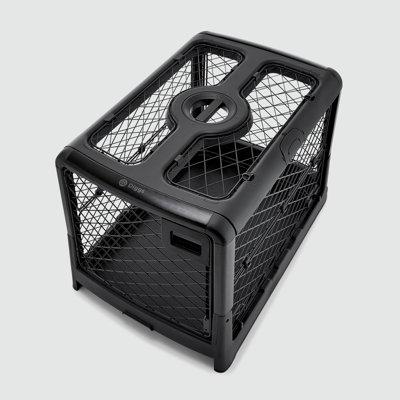 Diggs Revol Collapsible Dog Crate Metal in Black | 19 H x 17 W x 25 D in | Wayfair CRA013AASB