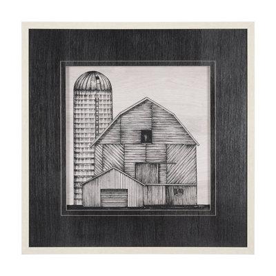 Wildon Home® Barn Buildings I Framed On Paper Print | 31.5 H x 31.5 W x 1.625 D in | Wayfair 2ECC349C4BAC4979AC199FBADDD2BC94
