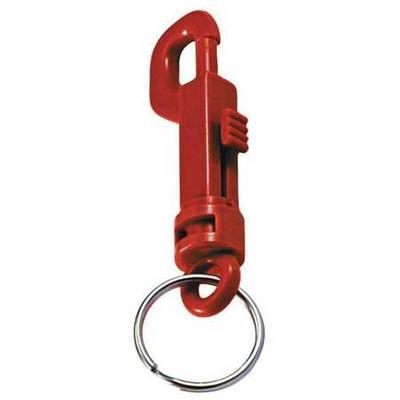 LUCKY LINE 41570 Plastic Key Clip, Red, 25 PK