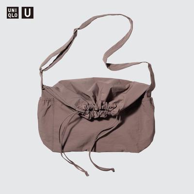 Drawstring Shoulder Bag | Brown | One | UNIQLO US