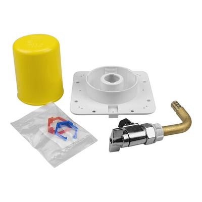 Sioux Chief 699-A1-XR 699 Series ProPlate Single Valve Supply Access Plate with 3 8  Valve and 1 2  PEX Crimp Connection