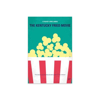 iCanvas The Kentucky Fried Movie Minimal Movie by Chungkong - No Frame Print Plastic/Acrylic in Green/Red | 24 H x 16 W x 0.25 D in | Wayfair