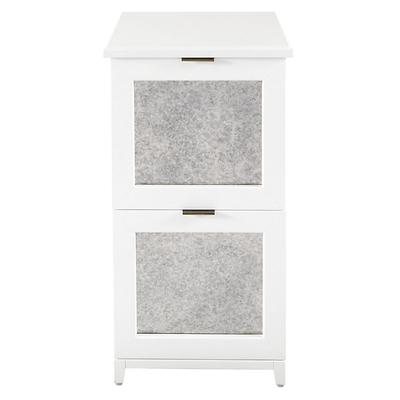 Hutton Cabinet Base - Select Styles - 3-Drawer Charging Cabinet Natural Rattan - Ballard Designs - Ballard Designs