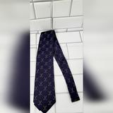 Lilly Pulitzer Accessories | Lilly Pulitzer Via Palm Beach Mens Necktie Navy Blue Golf Theme 3inw 61inw Prep | Color: Blue | Size: Os