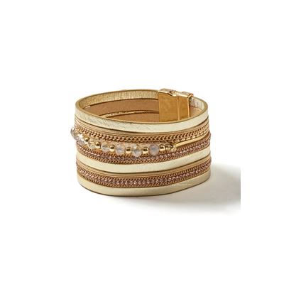 Women's Multi Layer Magnetic Bracelet by Accessories For All in Gold