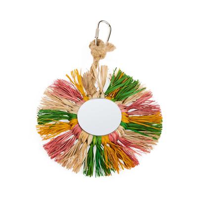 Straw Hanging Mirror Toy, Small