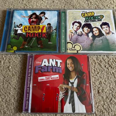 Disney Other | Camp Rock And Camp Rock 2 Cds And Ant Farm Cd | Color: Blue/Red | Size: Os