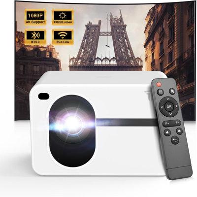 CG INTERNATIONAL TRADING Home Theater Portable Projector w/ Remote Included | 6.77 H x 9.61 W x 7.8 D in | Wayfair a1612