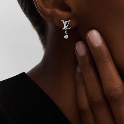 Louis Vuitton Jewelry | Louis Vuitton Idylle Blossom Lv Ear Stud, White Gold And Diamond | Color: Silver | Size: Os