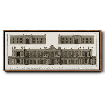 Charlton Home® Buildings & Facades I- Framed Canvas Canvas, Solid Wood in Brown | 8 H x 20 W x 1.5 D in | Wayfair DFD95F959E3C4E3293A7C7A497439658