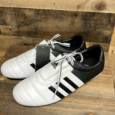 Adidas Shoes | New Adidas Adi-Kick Ii Tkd Martial Arts Taekwondo Karate Mma Training Unisex 9 | Color: Black/White | Size: 9