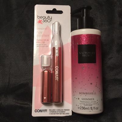 Victoria's Secret Skincare | Conair Beauty 360 Personal Hair Trimmer & Victoria Secret Pump Bottle | Color: Pink/White | Size: Os