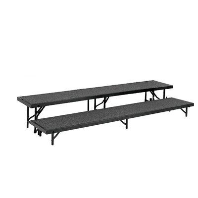 National Public Seating Tapered Standing Choral Riser Set in Carpet | 16