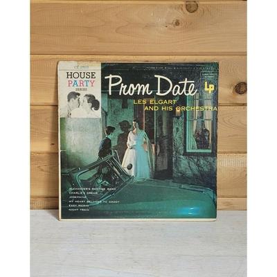 Columbia Media | 1949 Vinyl 33 10" Columbia Prom Date Les Elgart Vintage Record | Color: Green/White | Size: Os