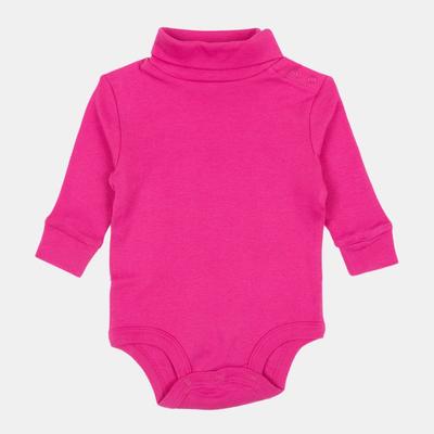 Leveret Baby Cotton Turtleneck Bodysuit - Pink - 6-12M