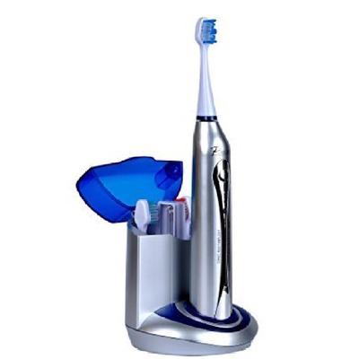 PURSONIC Deluxe Plus Sonic Rechargeable Toothbrush With Built In UV Sanitizer - Grey