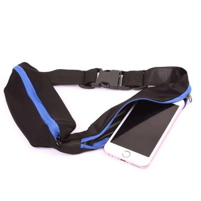 Jupiter Gear Stride Dual Pocket Running Belt and Travel Fanny Pack for All Outdoor Sports - Blue