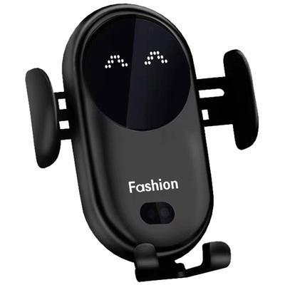 Fresh Fab Finds 10W Qi Fast Charging Wireless Car Charger & Phone Holder - Fits iPhone 13 12 Pro & Samsung S20 S10 S10+ - Black