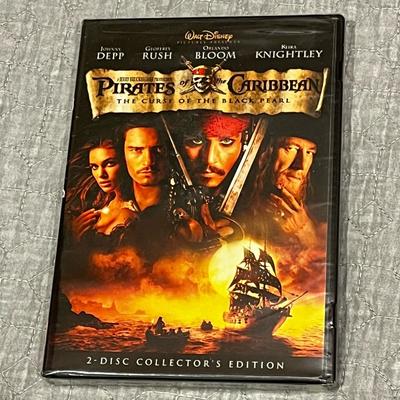 Disney Media | New Dvd Disney Pirates Of The Caribbean The Curse Of The Black Pearl 2 Disc Set | Color: Black | Size: Os