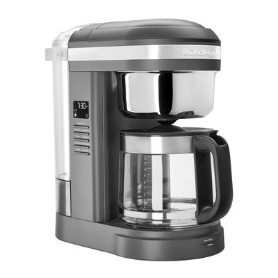 KitchenAid KCM1209DG 12 Cup Drip Coffee Maker w/ Programmable Warming Plate - Matte Charcoal Grey, Gray
