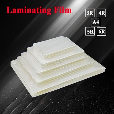5/6/7/8inch A4 Pet Eva Lamitating Seal Protection Film For Hot Laminator Use For Picture/photo/card/credential/document/menu 80mic 50sheets