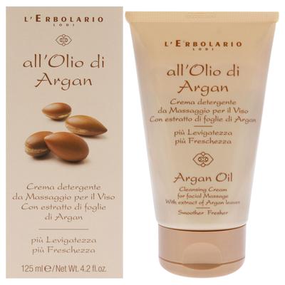 Cleansing Cream - Argan Oil by LErbolario for Women - 4.2 oz Cleanser