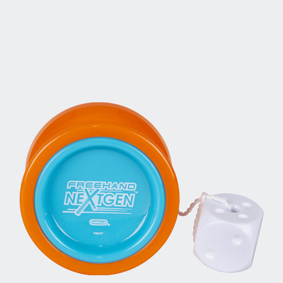 Duncan Toys Freehand Nextgen Yo-Yo, Unresponsive Pro Level Yo-Yo, Concave Bearing - Orange/Blue - Orange