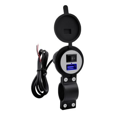 Motorcycle Usb Charger, 5v 2a Fast Charging Waterproof For Motorcycle Cellphone Tablet Gps And More