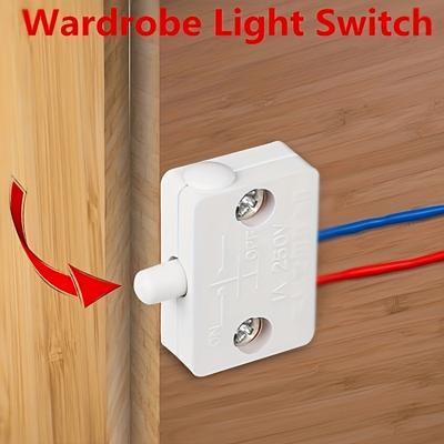 2pcs Wardrobe Light Switch, Door Touch Light Switch, Home Improvement