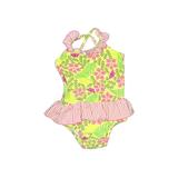 Baby Wear One Piece Swimsuit: Pink Damask Sporting & Activewear - Size 24 Month
