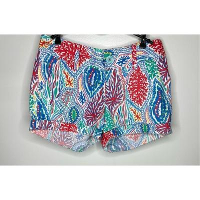 Lilly Pulitzer Shorts | Lillypulitzer The Callahanshort | Color: Blue/Red | Size: 00