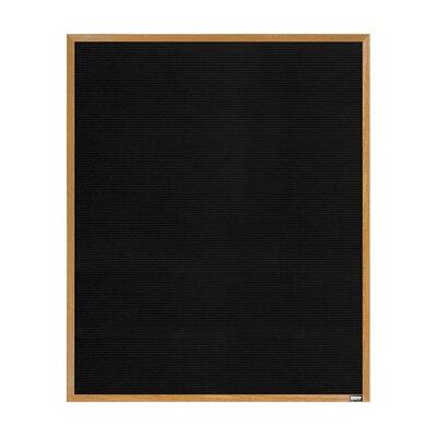 AARCO Framed Wall Mounted Letter Board Felt in White/Brown | 36 H x 30 W x 0.5 D in | Wayfair AOFD3630