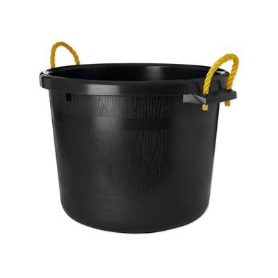 Fortiflex Muck Bucket - 70qt - Black - Smartpak