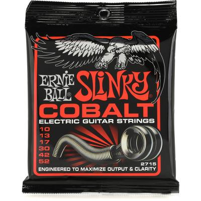 Ernie Ball 2715 Skinny Top/Heavy Bottom Slinky Cobalt Electric Guitar Strings - .010-.052