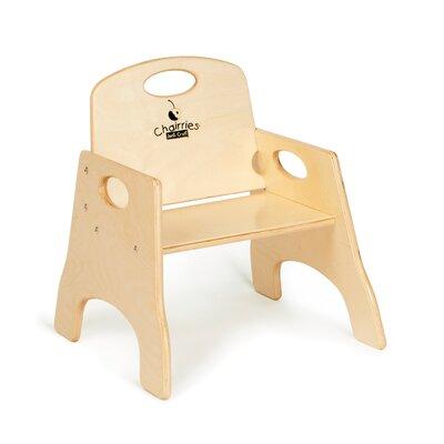 Jonti-Craft ThriftyKYDZ® Classroom Feeding Chair Wood in Brown/Yellow | 15.5 H x 16 W x 18.5 D in | Wayfair 6800TK