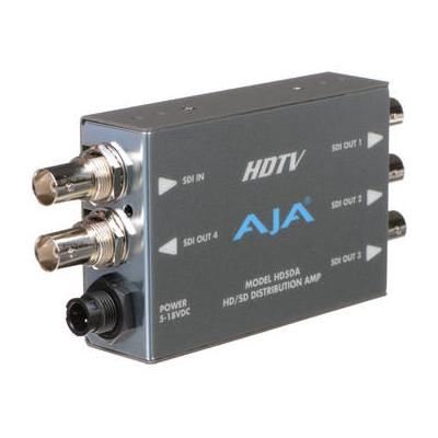 AJA HD5DA 1x4 HD/SD-SDI Distribution Amplifier / Repeater with DWP HD5DA