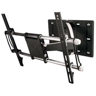 Cotytech Single Articulating Silver/Black Tilt Wall Mount Holds up to 140 lbs, Wood in Black/Gray | 18.9 H x 36.5 W x 23.1 D in | Wayfair MW-6A1VB
